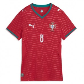 Portugal Bruno Fernandes #8 Hjemmebanetrøje Dame VM 2026 Kortærmet